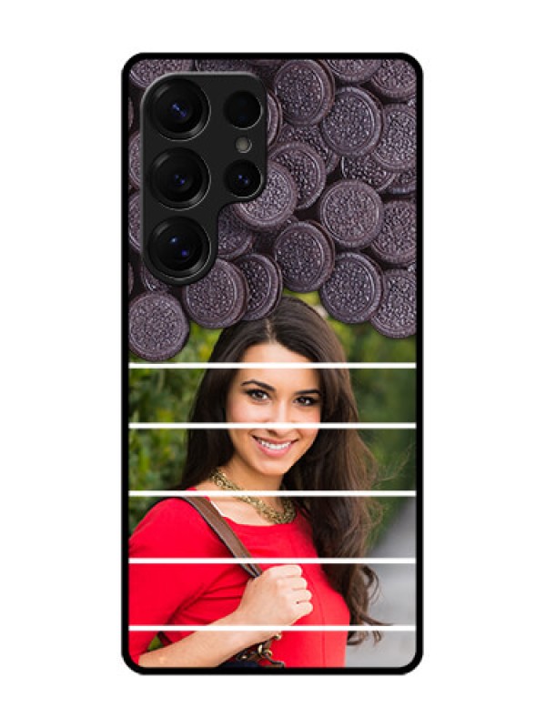 Custom Galaxy S25 Ultra 5G Custom Metal Phone Case - With Oreo Biscuit Design
