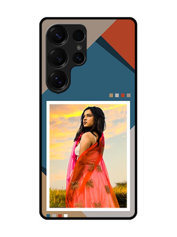 Custom Galaxy S25 Ultra 5G Custom Metal Phone Case - Retro Color Pallet Design