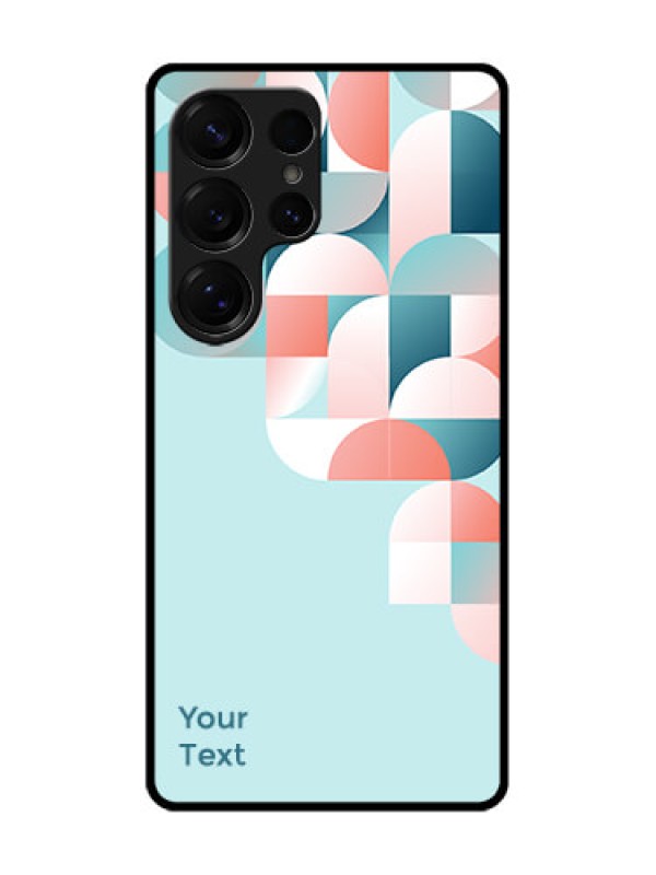 Custom Galaxy S25 Ultra 5G Custom Metal Phone Case - Stylish Semi - Circle Pattern Design