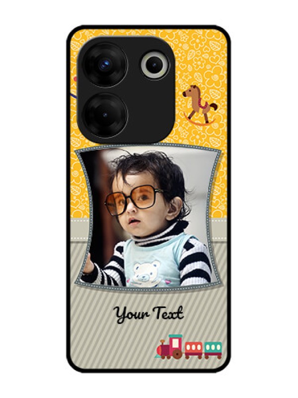 Custom Tecno Camon 20 Pro Custom Metal Phone CaseBaby Picture Upload Design