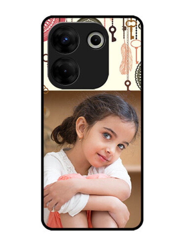 Custom Tecno Camon 20 Pro Custom Metal Phone CaseBoho Style Design