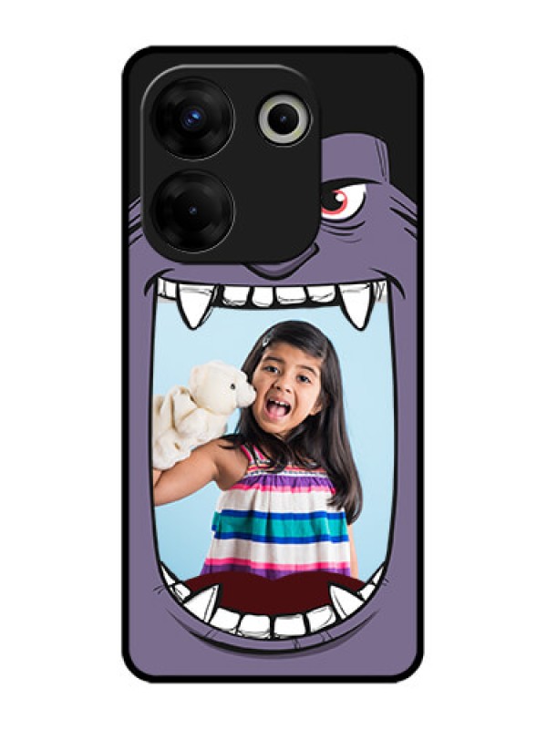 Custom Tecno Camon 20 Pro Custom Metal Phone CaseAngry Monster Design