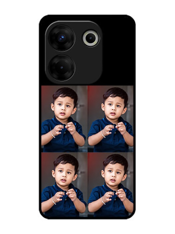 Custom Tecno Camon 20 Pro Custom Metal Phone Case4 Image Holder Design