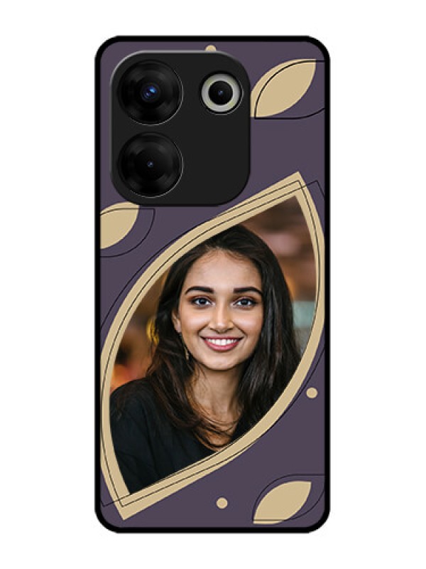 Custom Tecno Camon 20 Pro Custom Metal Phone CaseFalling Leaf Design