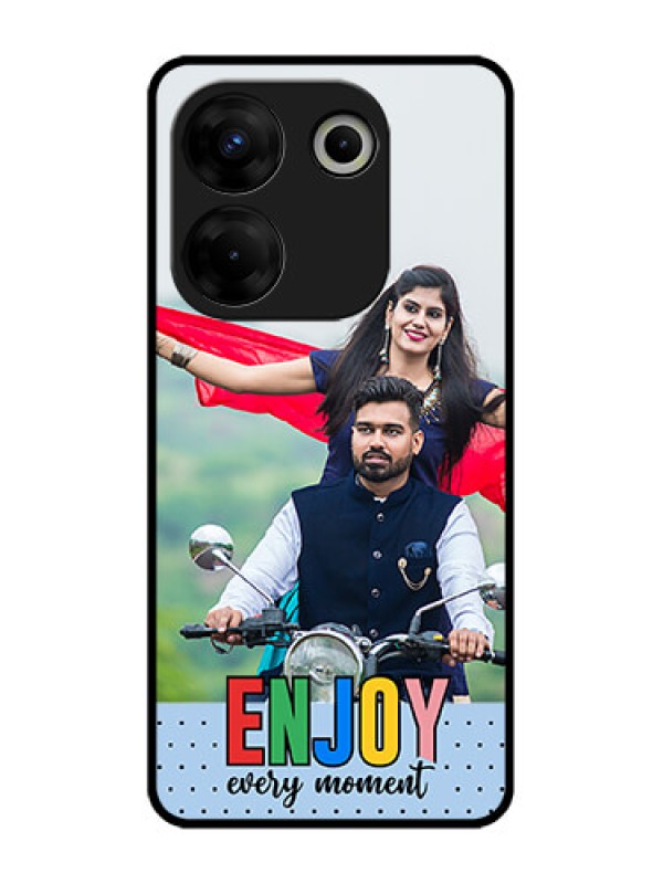 Custom Tecno Camon 20 Pro Custom Metal Phone CaseEnjoy Every Moment Design