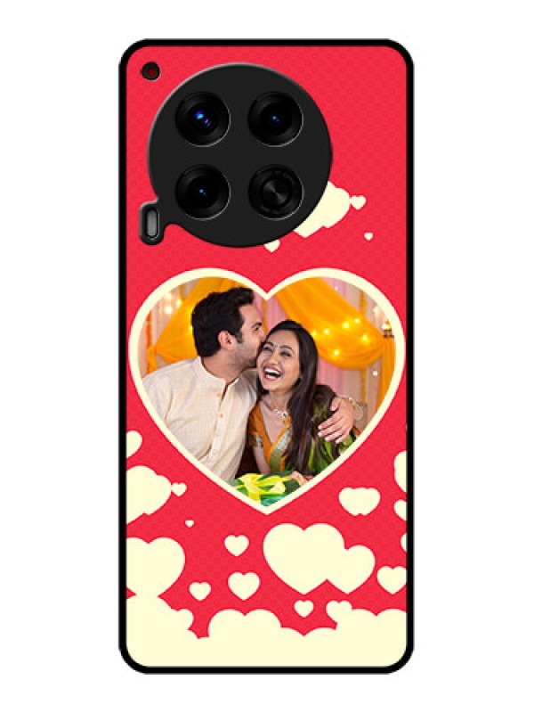 Custom Tecno Camon 30 5G Custom Metal Phone CaseLove Symbols Phone Cover Design