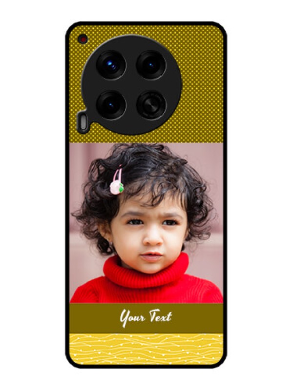 Custom Tecno Camon 30 5G Custom Metal Phone CaseSimple Green Color Design