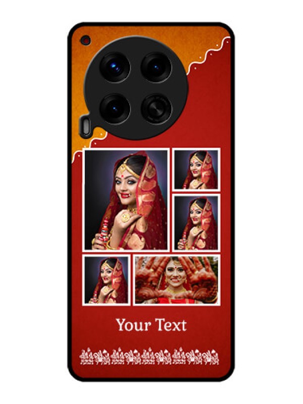 Custom Tecno Camon 30 5G Custom Metal Phone CaseWedding Pic Upload Design