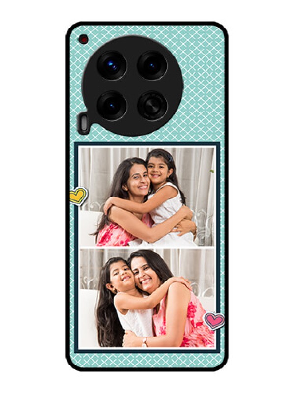 Custom Tecno Camon 30 5G Custom Metal Phone Case2 Image Holder With Pattern Design