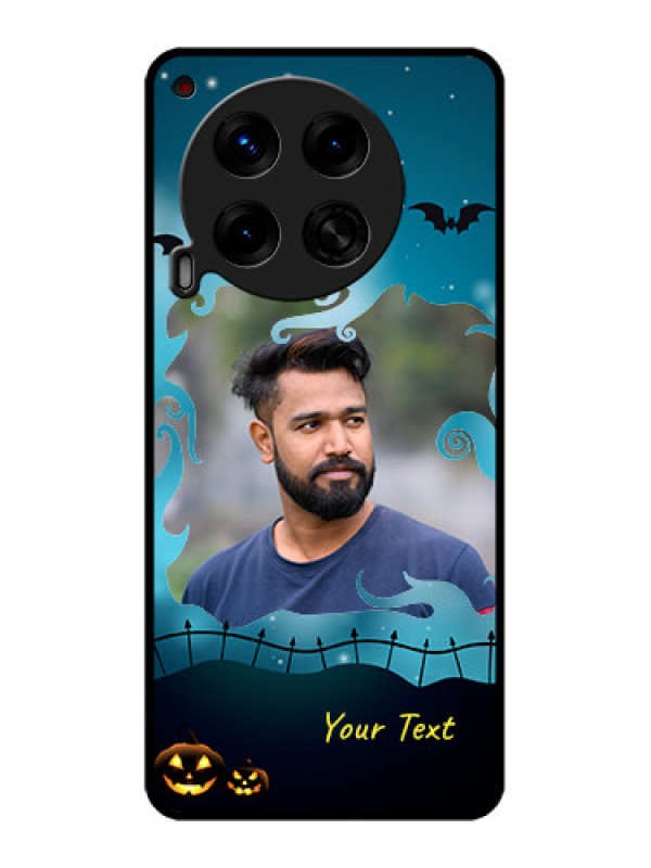 Custom Tecno Camon 30 5G Custom Metal Phone CaseHalloween Frame Design