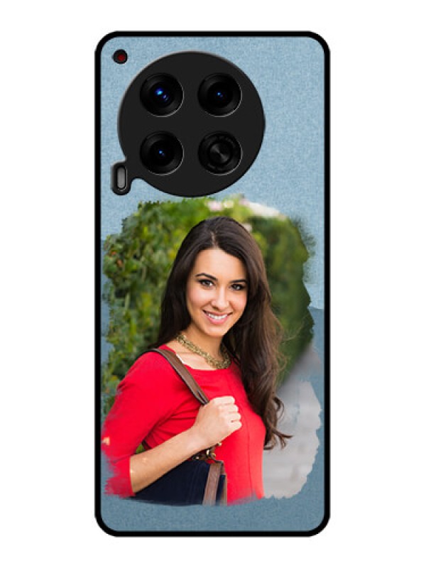 Custom Tecno Camon 30 5G Custom Metal Phone CaseGrunge Line Art Design