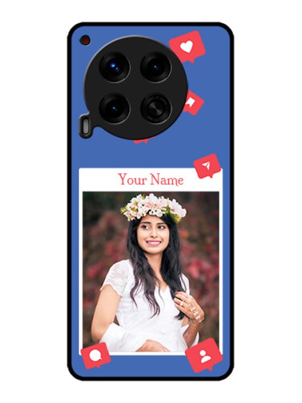 Custom Tecno Camon 30 5G Custom Metal Phone CaseLike Share And Comment Design