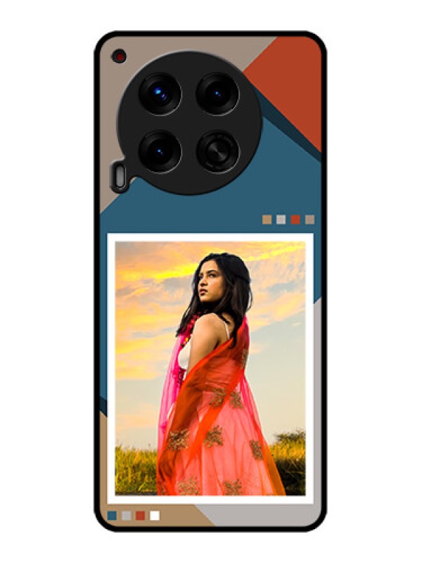 Custom Tecno Camon 30 5G Custom Metal Phone CaseRetro Color Pallet Design