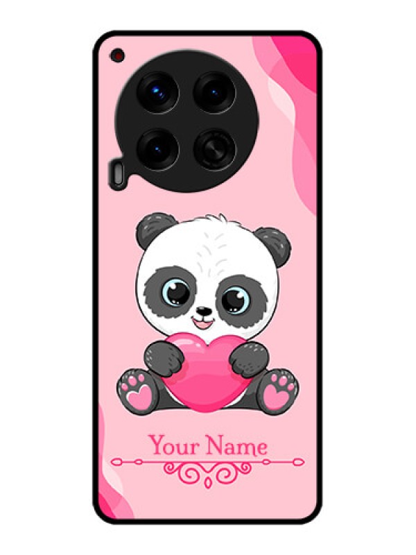 Custom Tecno Camon 30 5G Custom Metal Phone CaseCute Panda Design
