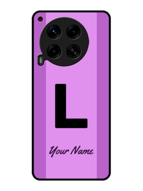 Custom Tecno Camon 30 5G Custom Metal Phone CaseTricolor Custom Text Design