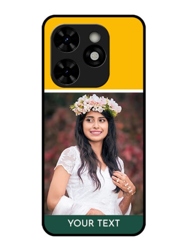 Custom Tecno Pop 8 Custom Metal Phone Case - Love You Design