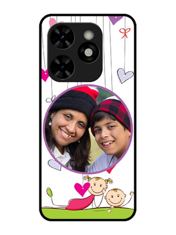 Custom Tecno Pop 8 Custom Metal Phone Case - Cute Kids Phone Case Design