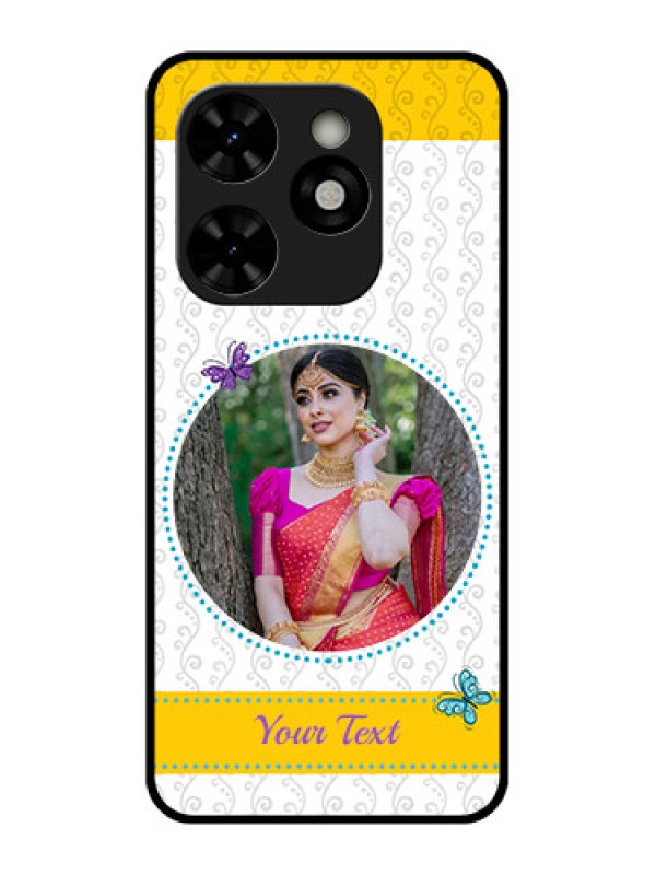 Custom Tecno Pop 8 Custom Metal Phone Case - Girls Premium Case Design