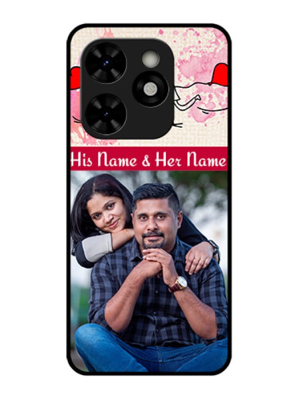 Custom Tecno Pop 8 Custom Metal Phone Case - You And Me Case Design