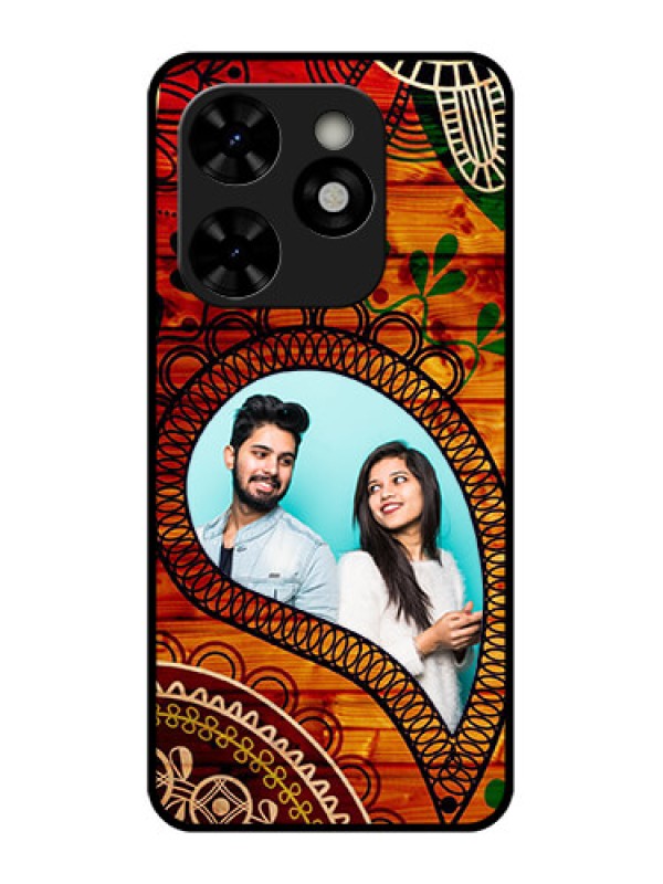 Custom Tecno Pop 8 Custom Metal Phone Case - Abstract Colorful Design