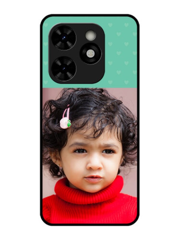 Custom Tecno Pop 8 Custom Metal Phone Case - Lovers Picture Design