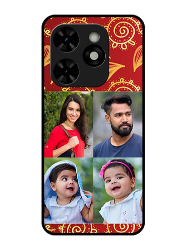 Custom Tecno Pop 8 Custom Metal Phone Case - 4 Image Traditional Design