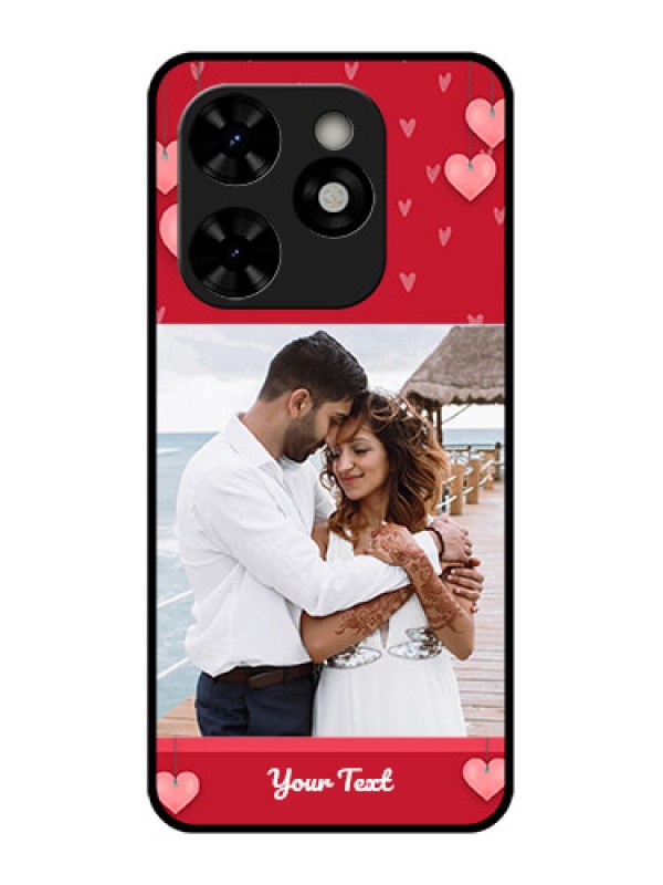 Custom Tecno Pop 8 Custom Metal Phone Case - Valentines Day Design