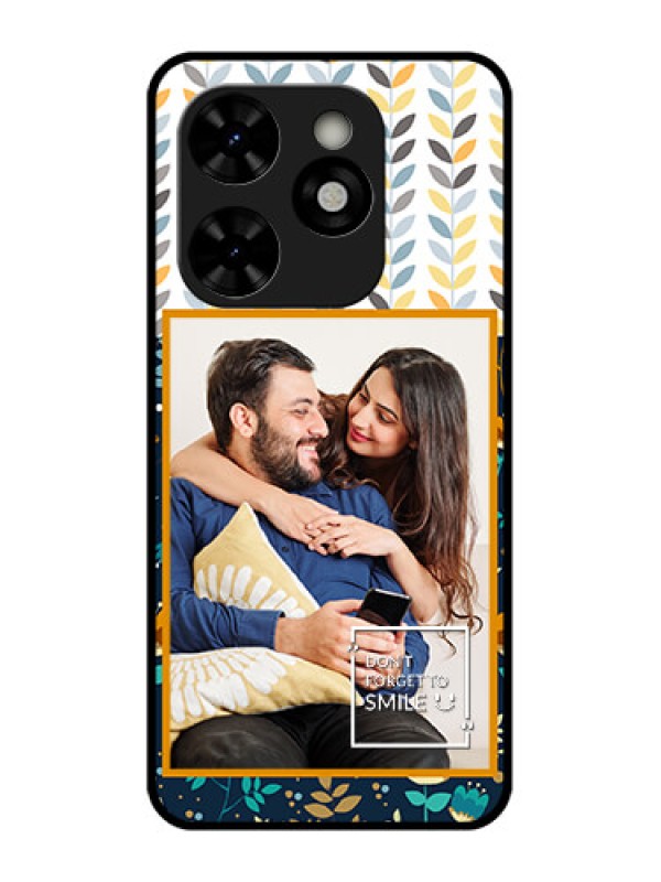 Custom Tecno Pop 8 Custom Metal Phone Case - Pattern Design