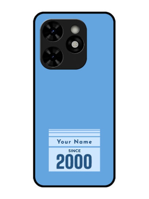 Custom Tecno Pop 8 Custom Metal Phone Case - Custom Year Of Birth Design