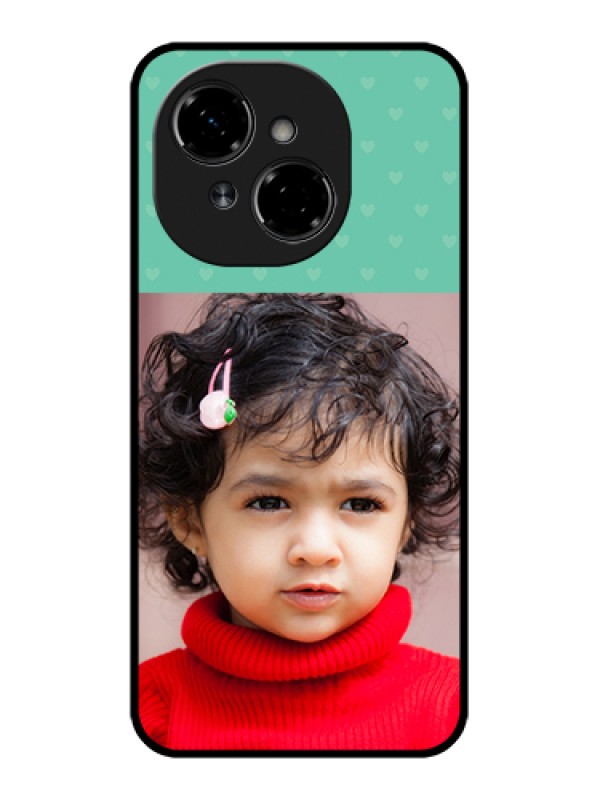 Custom Tecno Pop 9 4G Custom Metal Phone Case - Lovers Picture Design