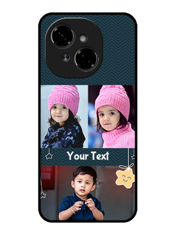 Custom Tecno Pop 9 4G Custom Metal Phone Case - Hanging Stars Design