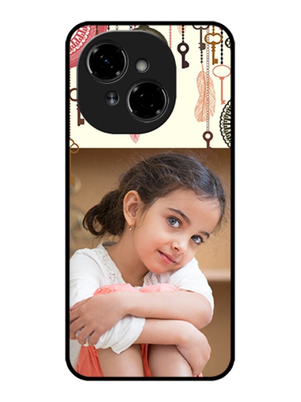 Custom Tecno Pop 9 4G Custom Metal Phone Case - Boho Style Design