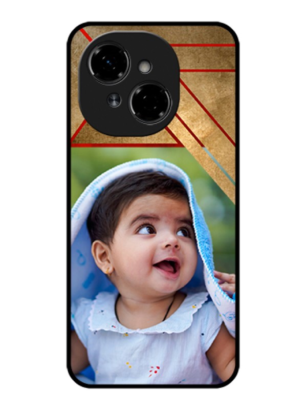 Custom Tecno Pop 9 4G Custom Metal Phone Case - Gradient Abstract Texture Design