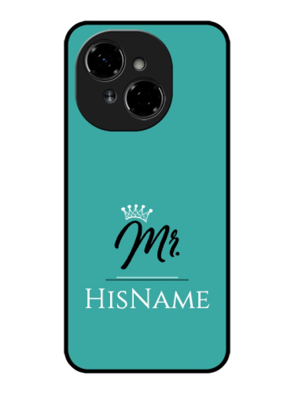 Custom Tecno Pop 9 4G Custom Metal Phone Case - Mr With Name Design