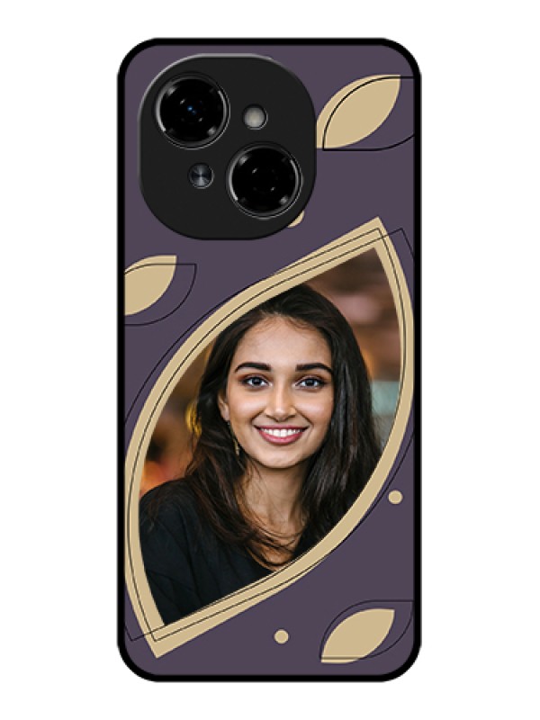 Custom Tecno Pop 9 4G Custom Metal Phone Case - Falling Leaf Design