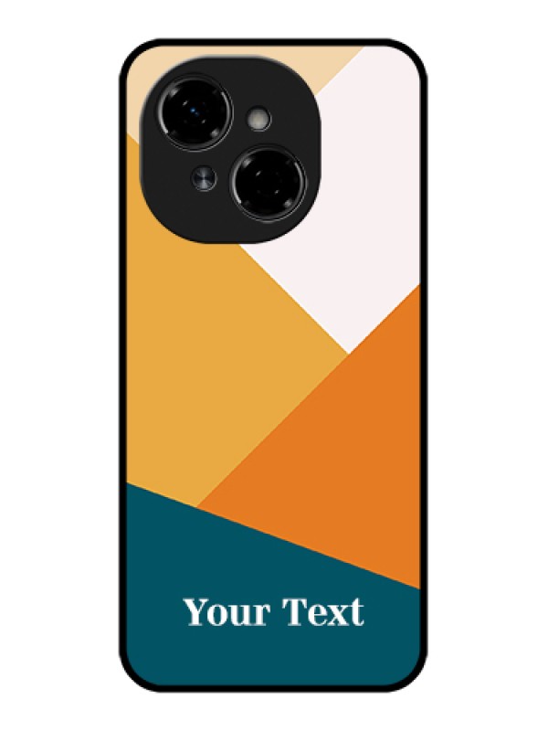 Custom Tecno Pop 9 4G Custom Metal Phone Case - Stacked Multi - Colour Design