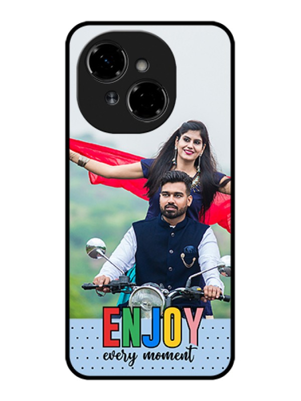 Custom Tecno Pop 9 4G Custom Metal Phone Case - Enjoy Every Moment Design