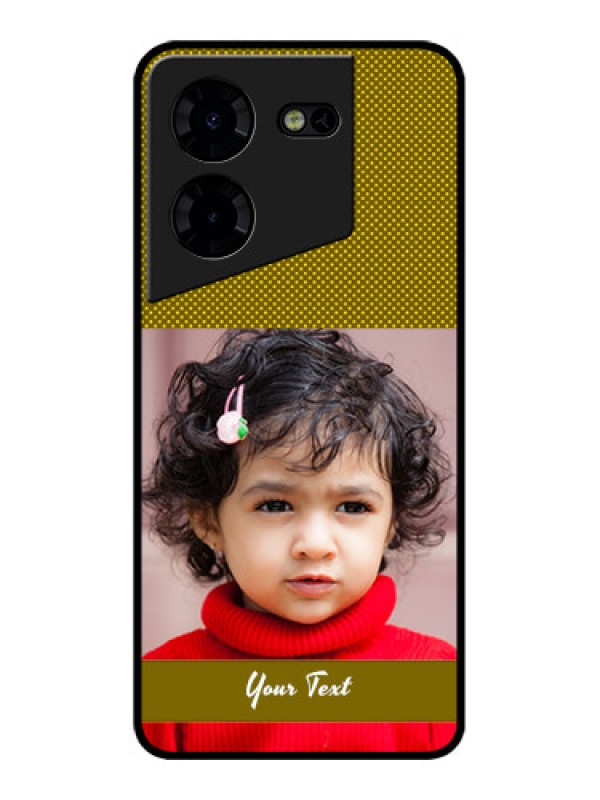 Custom Tecno Pova 5 Pro 5G Custom Metal Phone CaseSimple Green Color Design