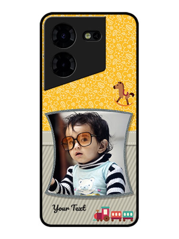 Custom Tecno Pova 5 Pro 5G Custom Metal Phone CaseBaby Picture Upload Design