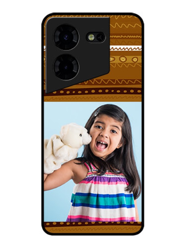 Custom Tecno Pova 5 Pro 5G Custom Metal Phone CaseFriends Picture Upload Design