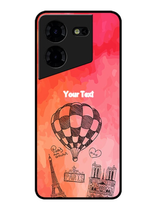 Custom Tecno Pova 5 Pro 5G Custom Metal Phone CaseParis Theme Design