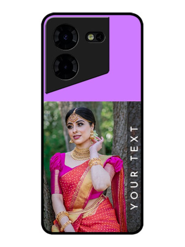 Custom Tecno Pova 5 Pro 5G Custom Metal Phone CaseBirthday Icons Design