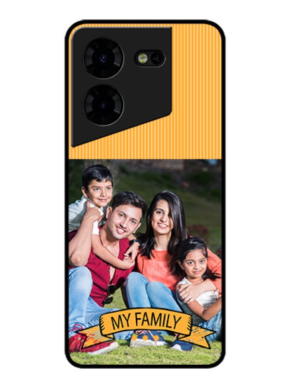 Custom Tecno Pova 5 Pro 5G Custom Metal Phone CaseMy Family Design