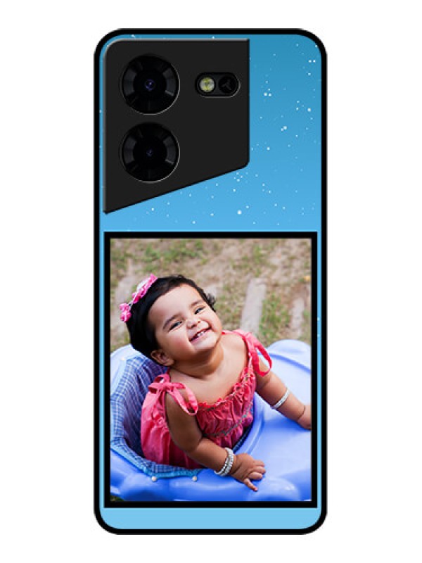 Custom Tecno Pova 5 Pro 5G Custom Metal Phone CaseWave Pattern Colorful Design