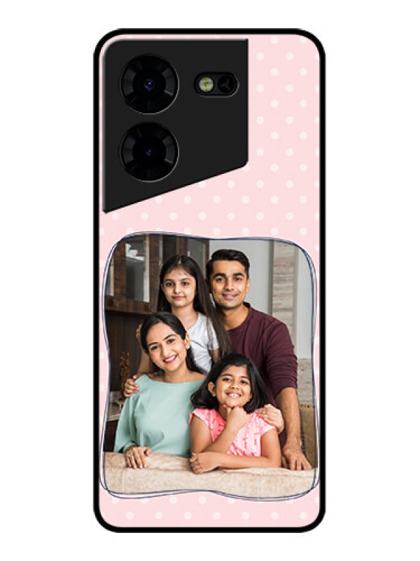 Custom Tecno Pova 5 Pro 5G Custom Metal Phone CaseFamily With Dots Design