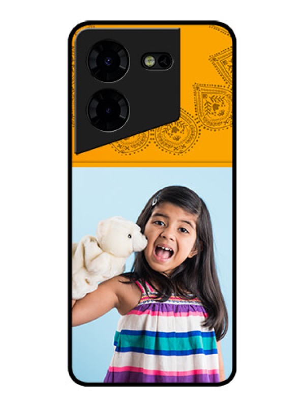 Custom Tecno Pova 5 Pro 5G Custom Metal Phone CasePhoto Wedding Design