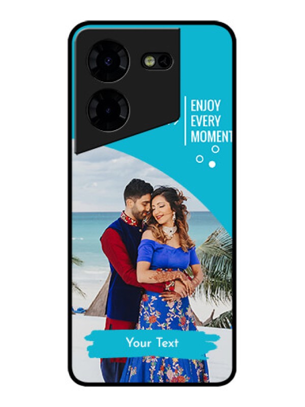 Custom Tecno Pova 5 Pro 5G Custom Metal Phone CaseHappy Moment Design