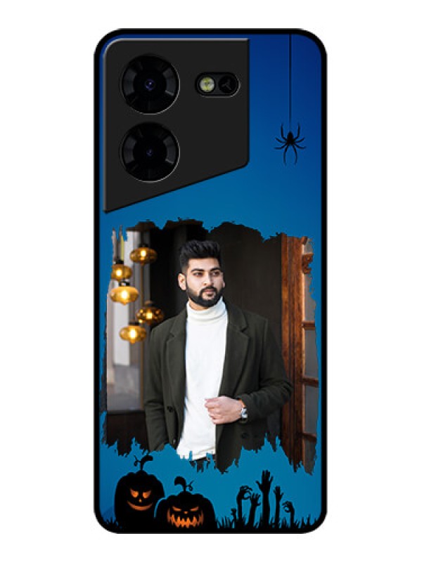 Custom Tecno Pova 5 Pro 5G Custom Metal Phone CaseWith Pro Halloween Design