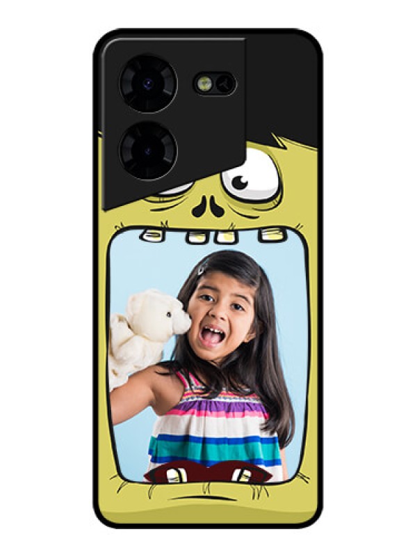 Custom Tecno Pova 5 Pro 5G Custom Metal Phone CaseCartoon Monster Back Case Design