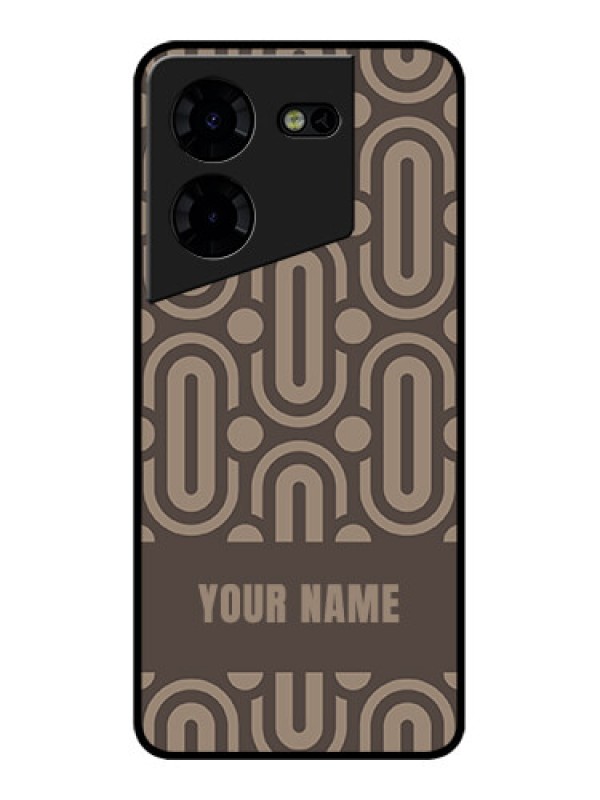 Custom Tecno Pova 5 Pro 5G Custom Metal Phone CaseCaptivating Zero Pattern Design